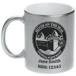 Silver on the Seas Metallic Silver Mug