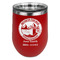 Silver on the Seas Stemless Stainless Steel Wine Tumbler - Red - Single-Sided