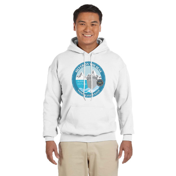 Custom Silver on the Seas Hoodie - White