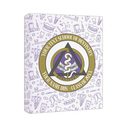 Dental Insignia / Emblem Canvas Print - 11" x 14" (Personalized)