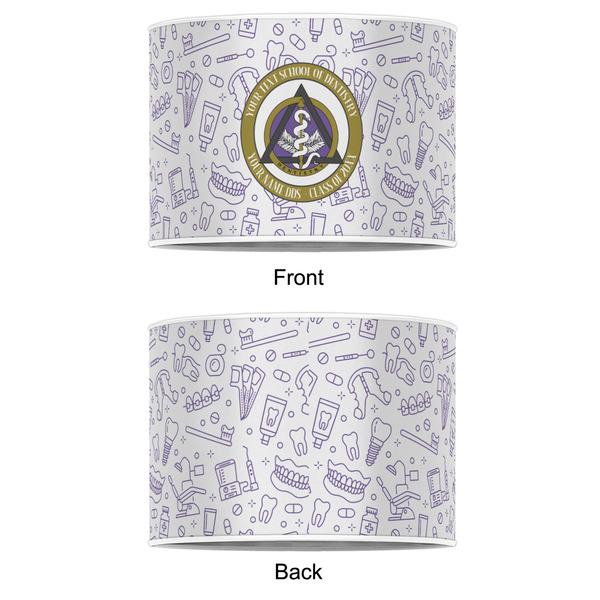 Dental Insignia / Emblem 12" Drum Lampshade - APPROVAL (Poly Film)