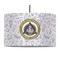 Dental Insignia / Emblem 12" Drum Pendant Lamp - Fabric (Personalized)