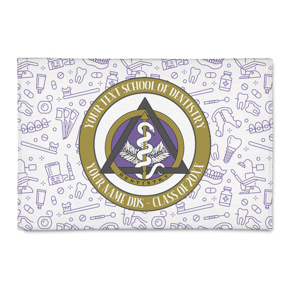 Custom Dental Insignia / Emblem Patio Rug - 2' x 3' (Personalized)