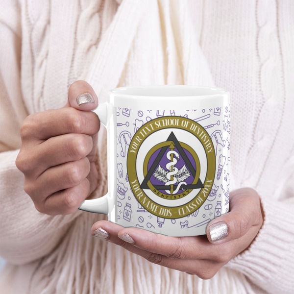 Dental Insignia / Emblem 20oz Coffee Mug - LIFESTYLE