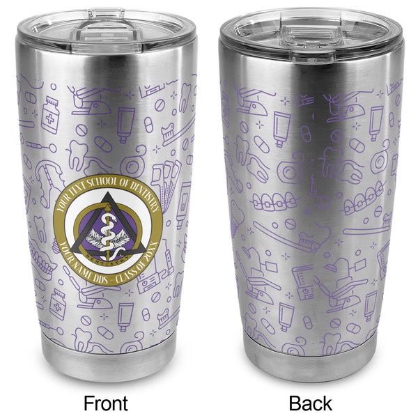 Dental Insignia / Emblem 20oz SS Tumbler - Full Print - Approval