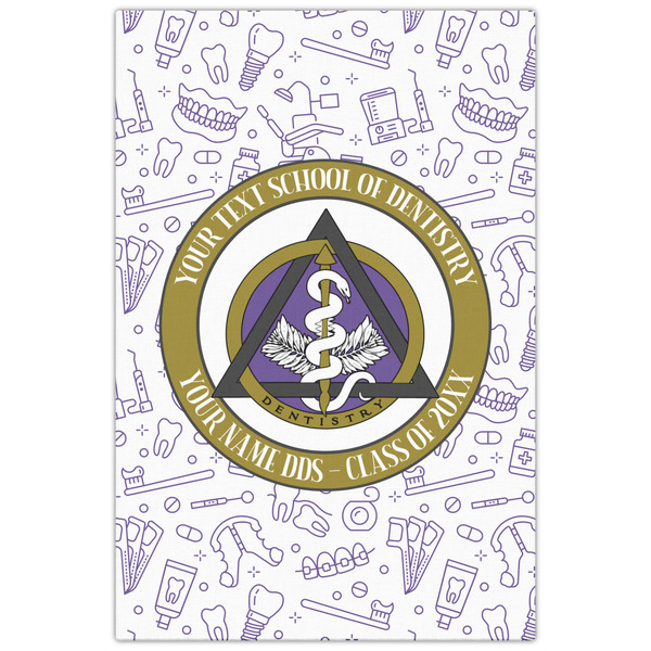 Dental Insignia / Emblem 20x30 - Canvas Print - Front View