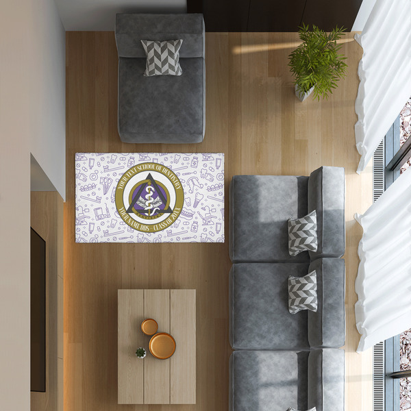 Dental Insignia / Emblem 3'x5' Indoor Area Rugs - IN CONTEXT