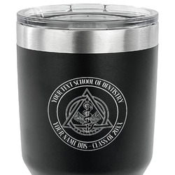 Dental Insignia / Emblem 30 oz Stainless Steel Tumbler - Black - Single-Sided (Personalized)