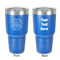 Dental Insignia / Emblem 30 oz Stainless Steel Tumbler - Royal Blue - Double-Sided (Personalized)