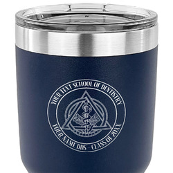 Dental Insignia / Emblem 30 oz Stainless Steel Tumbler - Navy - Double-Sided (Personalized)