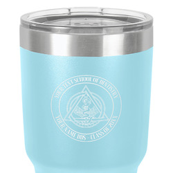 Dental Insignia / Emblem 30 oz Stainless Steel Tumbler - Teal - Single-Sided (Personalized)