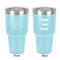 Dental Insignia / Emblem 30 oz Stainless Steel Tumbler - Teal - Double-Sided (Personalized)