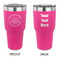 Dental Insignia / Emblem 30 oz Stainless Steel Tumbler - Pink - Double-Sided (Personalized)