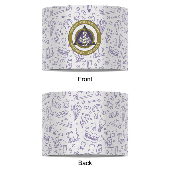 Dental Insignia / Emblem 8" Drum Lampshade - APPROVAL (Fabric)