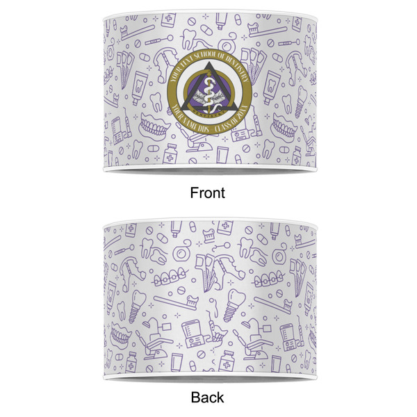 Dental Insignia / Emblem 8" Drum Lampshade - APPROVAL (Poly Film)