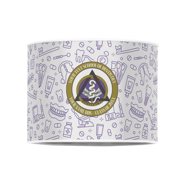 Dental Insignia / Emblem 8" Drum Lampshade - FRONT (Poly Film)