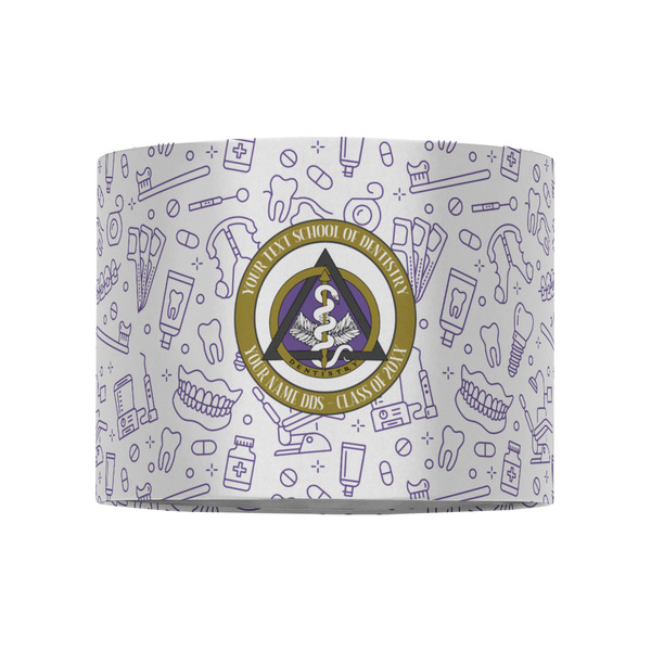 Dental Insignia / Emblem 8" Drum Lampshade - Front (Fabric)