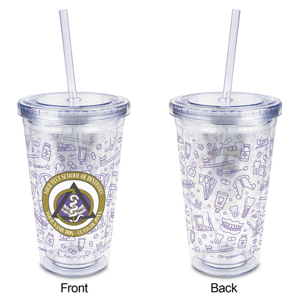 Dental Insignia / Emblem Acrylic Tumbler - Full Print - Approval