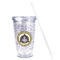 Dental Insignia / Emblem Acrylic Tumbler - Full Print - Front straw out
