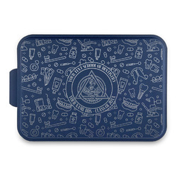 Dental Insignia / Emblem Aluminum Baking Pan with Navy Lid (Personalized)