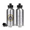 Dental Insignia / Emblem Aluminum Water Bottle - Front and Back