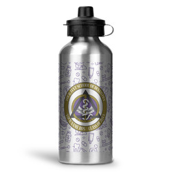 Dental Insignia / Emblem Water Bottle - Aluminum - 20 oz - Silver (Personalized)