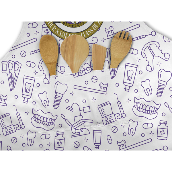 Dental Insignia / Emblem Apron - Pocket Detail with Props