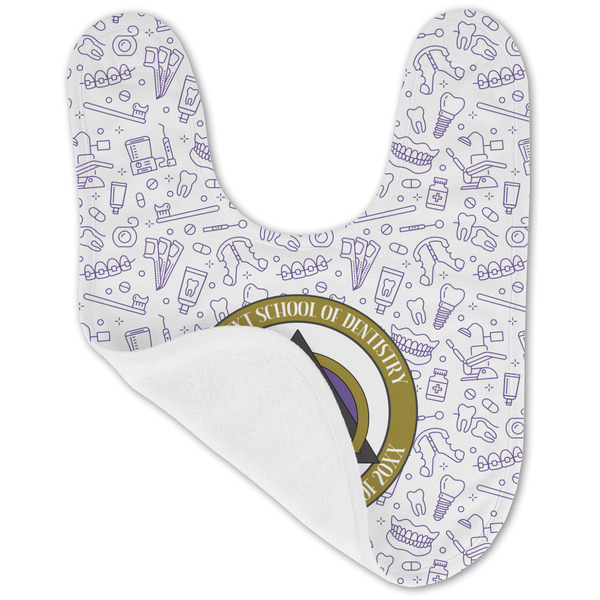 Dental Insignia / Emblem Baby Bib - AFT folded