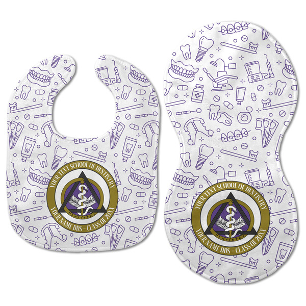Dental Insignia / Emblem Baby Bib & Burp Set - Approval (new bib & burp)
