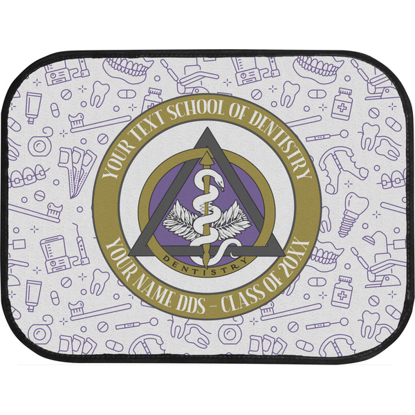 Dental Insignia / Emblem Back Seat Car Mat