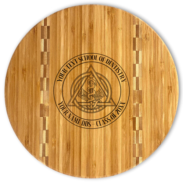 Custom Dental Insignia / Emblem Bamboo Cutting Board (Personalized)