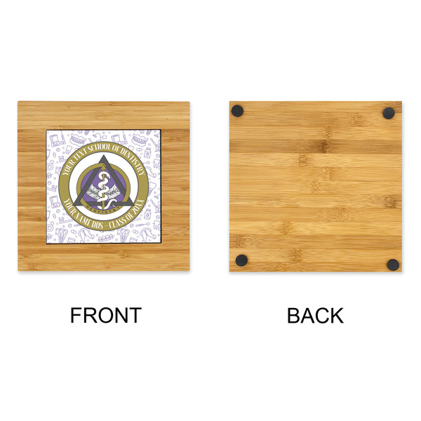 Dental Insignia / Emblem Bamboo Trivet with 6" Tile - APPROVAL