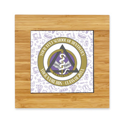 Dental Insignia / Emblem Bamboo Trivet with Ceramic Tile Insert (Personalized)