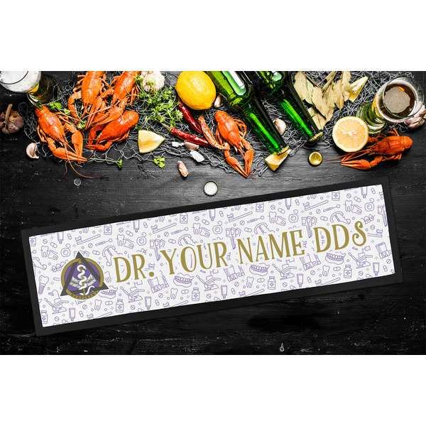 Dental Insignia / Emblem Bar Mat - Large - LIFESTYLE