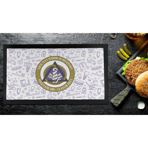 Dental Insignia / Emblem Bar Mat - Small - LIFESTYLE