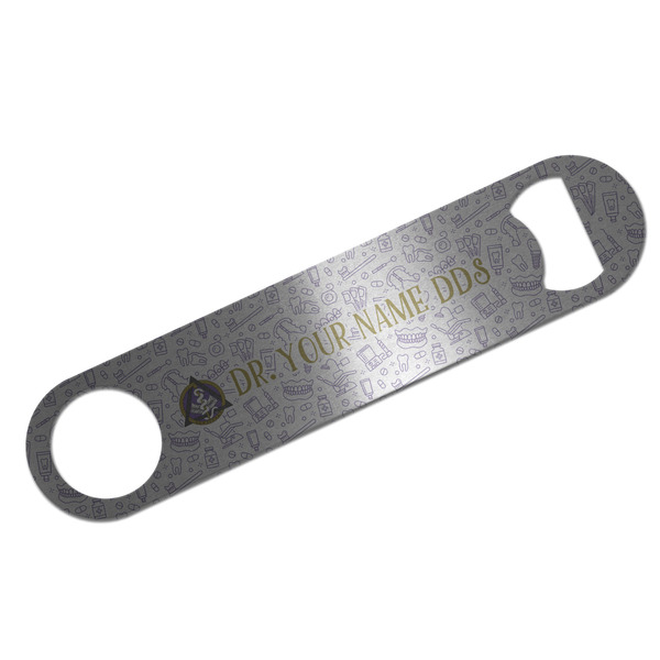 Dental Insignia / Emblem Bar Opener - Silver - Front