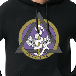 Dental Insignia / Emblem Hoodie - Black - Small