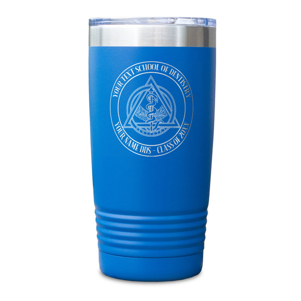 Dental Insignia / Emblem Blue Polar Camel Tumbler - 20oz - Single Sided - Approval