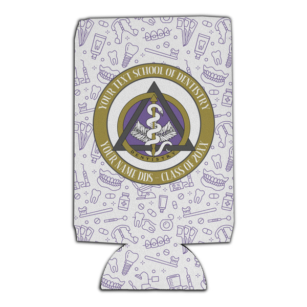 Dental Insignia / Emblem Can Cooler - 16oz - Set of 4 - Front