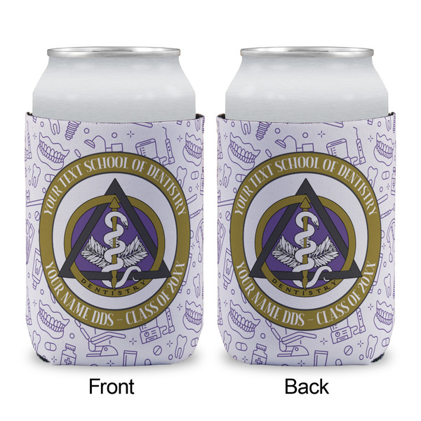 Dental Insignia / Emblem Can Cooler - Standard 12oz - Front & Back