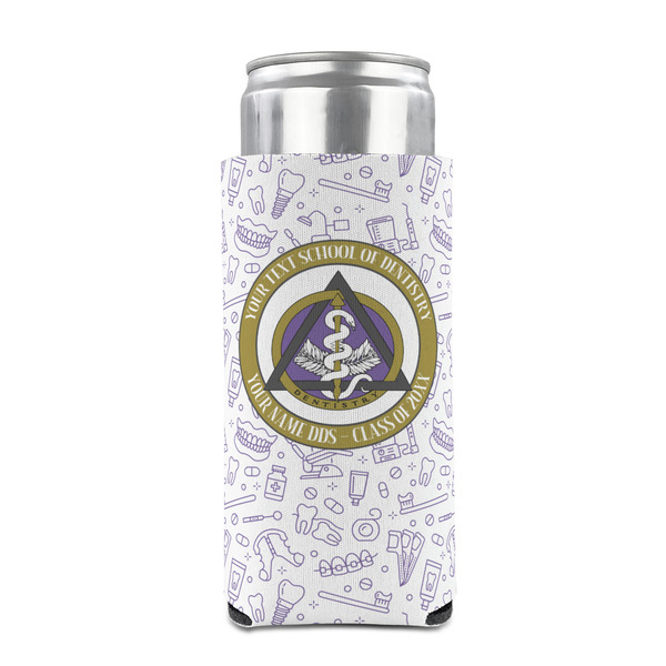 Dental Insignia / Emblem Can Cooler - Tall 12oz - Front on Can
