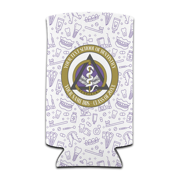 Dental Insignia / Emblem Can Cooler - Tall 12oz - Set of 4 - Front