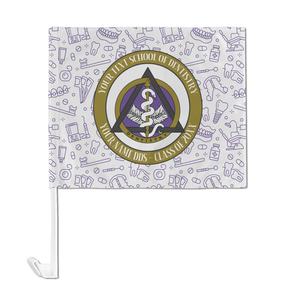 Dental Insignia / Emblem Car Flag - Large - FRONT