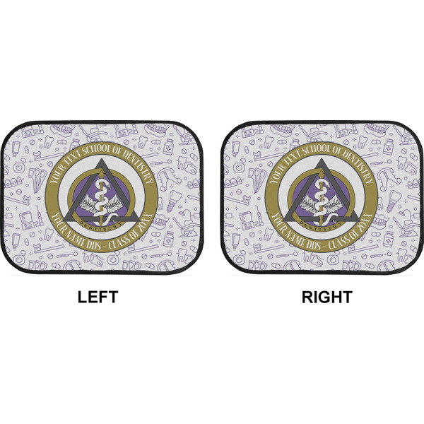 Dental Insignia / Emblem Car Floor Mats (Back Seat) (Approval)