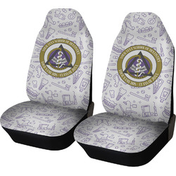 Dental Insignia / Emblem Car Seat Covers - Set of Two (Personalized)