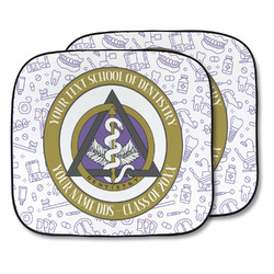 Dental Insignia / Emblem Car Sun Shades - Two Pieces (Personalized)
