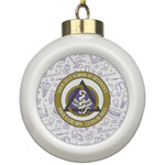 Dental Insignia / Emblem Ceramic Ball Ornament (Personalized)