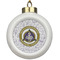 Dental Insignia / Emblem Ceramic Ball Ornament (Personalized)