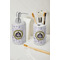 Dental Insignia / Emblem Ceramic Bathroom Accessories - LIFESTYLE (toothbrush holder & soap dispenser)