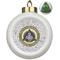Dental Insignia / Emblem Ceramic Ball Ornament - Christmas Tree (Personalized)
